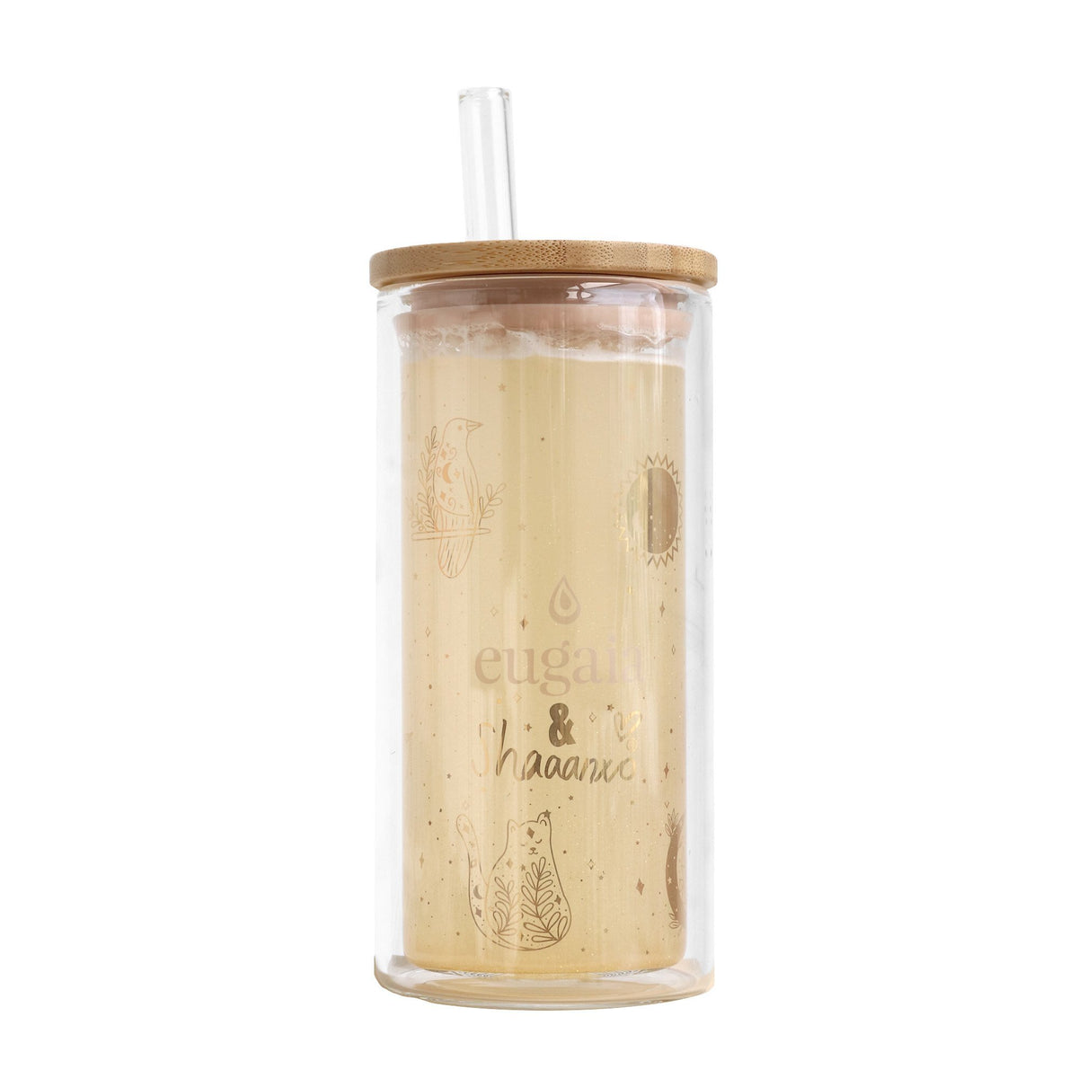 Luxe Glass Smoothie Tumbler, 430ml